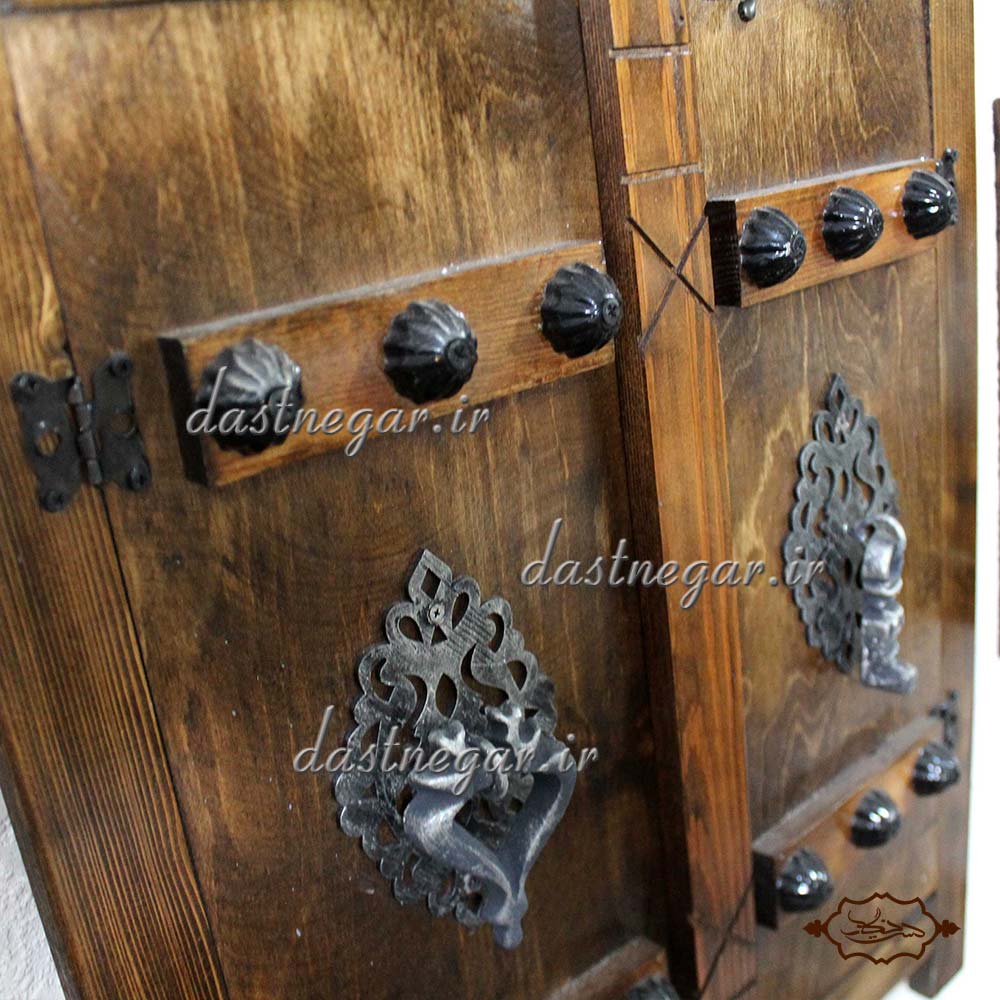 آینه و کنسول و ۲عدد جاشمعی طرح گره چینی 