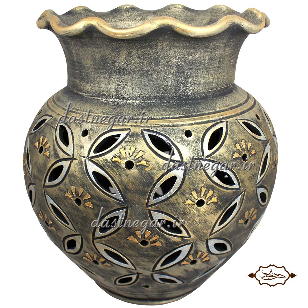 گلدان بزرگ طرح خمره ای 