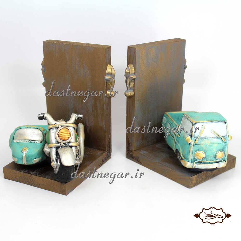 کتاب نگه دار طرح موتور و ماشین نگهدارنده کتاب کتاب نگه دار هولدر کتاب بوک هولدر غشگیر چوبی هولدر کتاب چوبی غشگیر و نگهدارنده کتاب نگهدارنده کتاب پایه دار مجسمه نگهدارنده کتاب نگهدارنده کتاب فانتزی کتابیار  