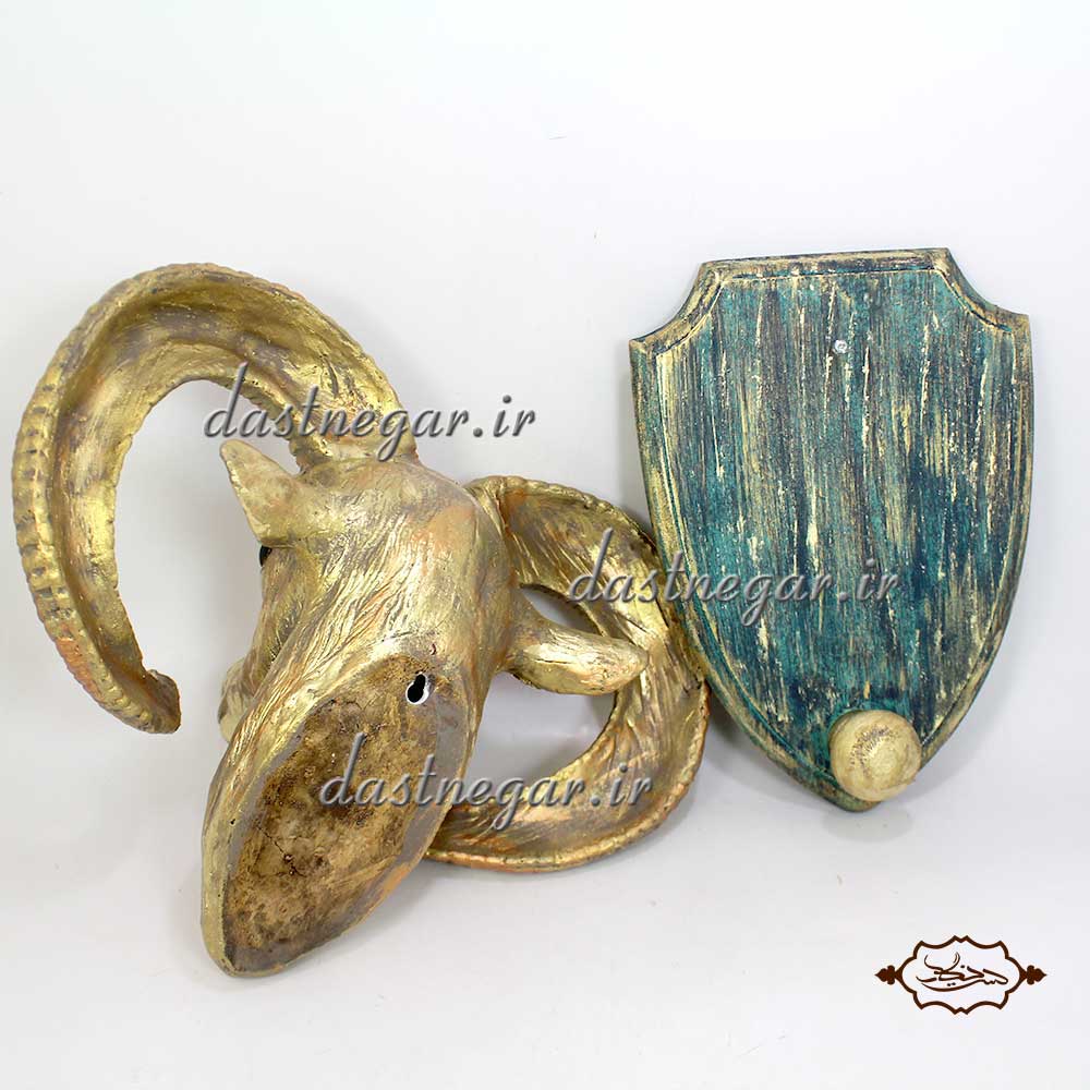 دیوارکوب طرح سر قوچ 