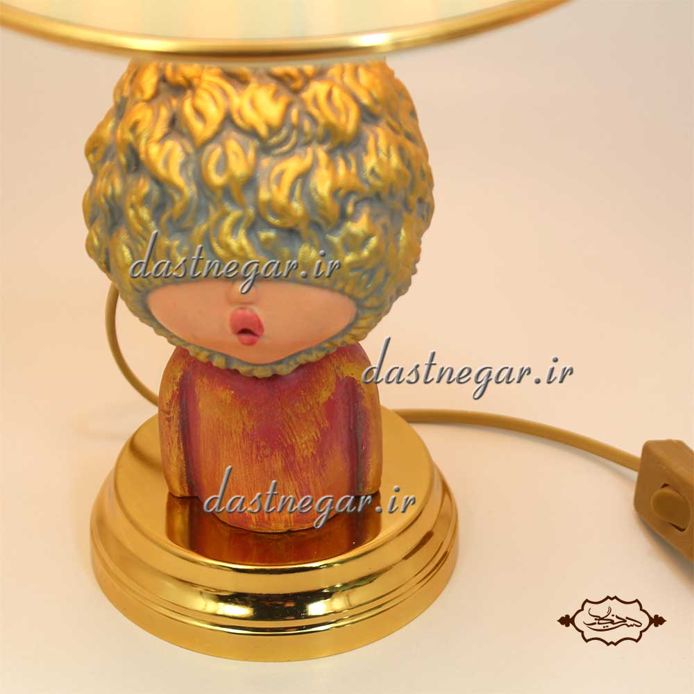 آباژور ( چراغ خواب ) کودک مدل دختر روبان به سر 